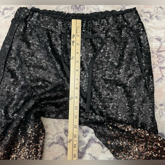 Johnny Was NWT Sequin Gold Jett Jogger Pants Size XS - Picture 9 of 12